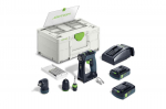 Trell-kruvikeeraja Festool CXS 18 C 3,0-Set 18 V; 2x3,0 Ah aku