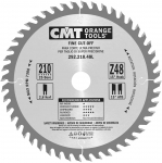 Saeketas puidule CMT 292; 210x2,8x25; Z48; 15&deg;