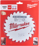 Saeketas puidule Milwaukee 4932471311; 165 mm