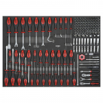 T&ouml;&ouml;riistakomplekt Sonic Equipment 114101; 1/4''; 3/8''; 1/2''; 141 tk