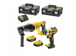 T&ouml;&ouml;riistakomplekt DeWalt DCK2023M2T-QW (DCH133 + DCF787); 18 V; 2x4,0 Ah aku
