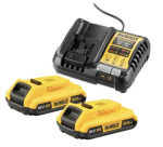 Aku DeWalt DCB1104D2-QW; 18 V; 2,0 Ah; Li-ion; 2 tk + Laadija