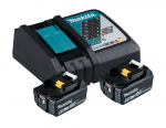 Tarvikute komplekt Makita 197570-9; 18 V; 2x5,0 Ah aku