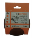 Lihvpaber Cortex 18161; 125 mm; P180; 5 tk