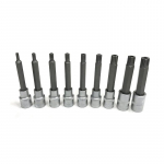 Padrunite ja otsikute komplekt Ellient Tools SB2129; 1/2''; 3/8''; 9 tk