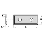 H&ouml;&ouml;vel CMT 790.295.09; 29,5x9x1,5 mm; HWM; 1 tk