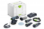 Ekstsentriklihvmasin Festool ETSC 125 3,0 I-Set; 18 V; 2x3,0 Ah aku