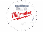 Saeketas puidule Milwaukee 4932471294; 165x20x2,2 mm; Z24; 15&deg;