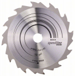 Saeketas puidule Bosch SPEEDLINE WOOD; 160x2,4x20,0 mm; Z12; 15&deg;