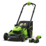 Juhtmevaba muruniiduk Iseliikuv Greenworks LM5104SA3; 40 V; 51 cm; 2x5,0 Ah aku