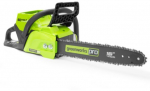 Kettsaag Greenworks GD60CS40; 60 V; 40 cm juhtplaat (ilma aku ja laadijata)