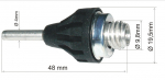 Kuuma&otilde;hup&uuml;stoli d&uuml;&uuml;si korpus Bosch; 19,5 mm