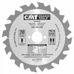 Saeketas puidule CMT 290; 190x2.6x30; Z12; 20&deg;