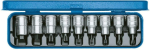 Padrunite ja otsikute komplekt Gedore 6150050; 1/2''; 9 tk