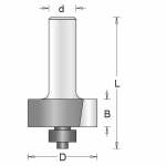 Frees soone valikuks Hikoki 754098; d=8 mm; D=31,7 mm; laagripesaga
