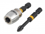L&ouml;&ouml;kkruvikeerajate otsakute komplekt DeWalt; PH2; 50 mm; 2 tk. + Magnetiline hoidja