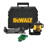 Ristjoonlaser DeWalt DCLE34031N-XJ; 18 V (ilma aku ja laadijata)