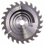 Saeketas puidule Bosch OPTILINE WOOD; 160x2,6x20,0 mm; Z24; 15&deg;