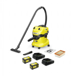 Tolmuimeja kuiv- ja m&auml;rgpuhastamiseks Karcher WD 4-18 Dual Battery Set
