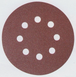 Liivapaber Velcro Backed 125 mm; K180; 10 tk