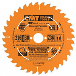 Saeketas puidule CMT 271; 216x1,8x30; Z36; -5&deg;