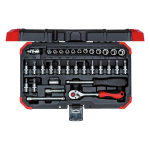 Padrunv&otilde;tmete komplekt Gedore 3300051; 1/4''; 4-13 mm; 33 tk