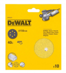 Lihvpaber DeWalt DT3121-QZ; 150 mm; K40; 10 tk