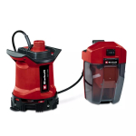 Drenaaživee reovee sukelpump Einhell GE-DP 18/25 LL Li - Solo; 18 V (ilma aku ja laadijata)