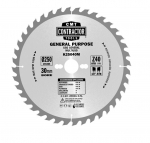 Saeketas puidule CMT K16524H; 165x20 mm; Z24; 15&deg;