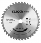 Saeketas puidule Yato YT-60783; 305x30 mm; Z40