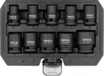 L&ouml;&ouml;kpadrunv&otilde;tmete komplekt Yato YT-10252; 1/2''; 10-27 mm; 10 tk