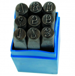 Numbrite markerid Condor Werkzeug C0051/6; 6 mm; 9 tk