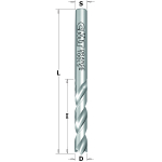 Universaalne puur CMT 363.025.41; 2,5 mm; parem