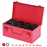 L&ouml;&ouml;kpadrunv&otilde;tmete komplekt KS Tools 515.0308; 1''; 24-38 mm; 8 tk