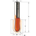 Nurkfrees CMT; S=8 mm; D=19 mm; R=9,5 mm