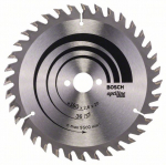 Saeketas puidule Bosch OPTILINE WOOD; 160x2,6x20,0 mm; Z36; 15&deg;