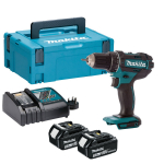 Trell-kruvikeeraja Makita DDF482RFJ; 18 V; 2x3,0 Ah aku