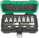 Padrunite ja otsikute komplekt Fortis 4317784706476; 1/4''; 1/2''; 3-17 mm; 13 tk