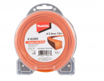 Trimmeri j&otilde;hv Makita; 2,4 mm/15 m; Nelinurkne