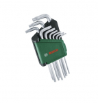 L-t&uuml;&uuml;pi kuuskant v&otilde;tmete komplekt Bosch 1600A02Z9C; TX8-TX40; 9 tk