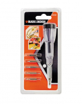 Kruvikeeraja k&auml;epide Black & Decker A7197-XJ + Kruvikeeraja otsakud
