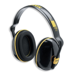 K&otilde;rvakaitsed Uvex K200; 28 dB; must / kollane