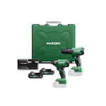 T&ouml;&ouml;riistakomplekt Hikoki KC18DAWCZ (DV18DA + WH18DA); 18 V; 2x2,0 Ah aku