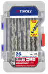 Puurikomplekt metalli jaoks Tivoly SPLIT POINT; HHS; 1-13 mm; 26 tk