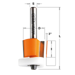 Kopeerfrees CMT; S=1/4''; D=12,7 mm; laagripesaga