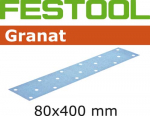 Lihvpaber vibrolihvmasinatele Granat; 80x400 mm; P120; 50 tk