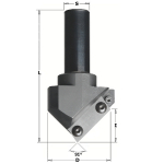 Tapifrees, V-kujuline CMT 663.102.11; S=20 mm; D=44 mm