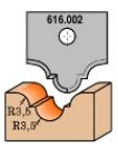 Profiilinoad l&otilde;ikepeadele CMT 665.002; 1 tk