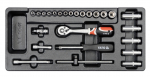 T&ouml;&ouml;riistakomplekt Yato YT-5541; 1/4''; 25 tk