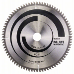Saeketas puidule Bosch MULTI MATERIAL; 254x3,2x30,0 mm; Z80; -5&deg;